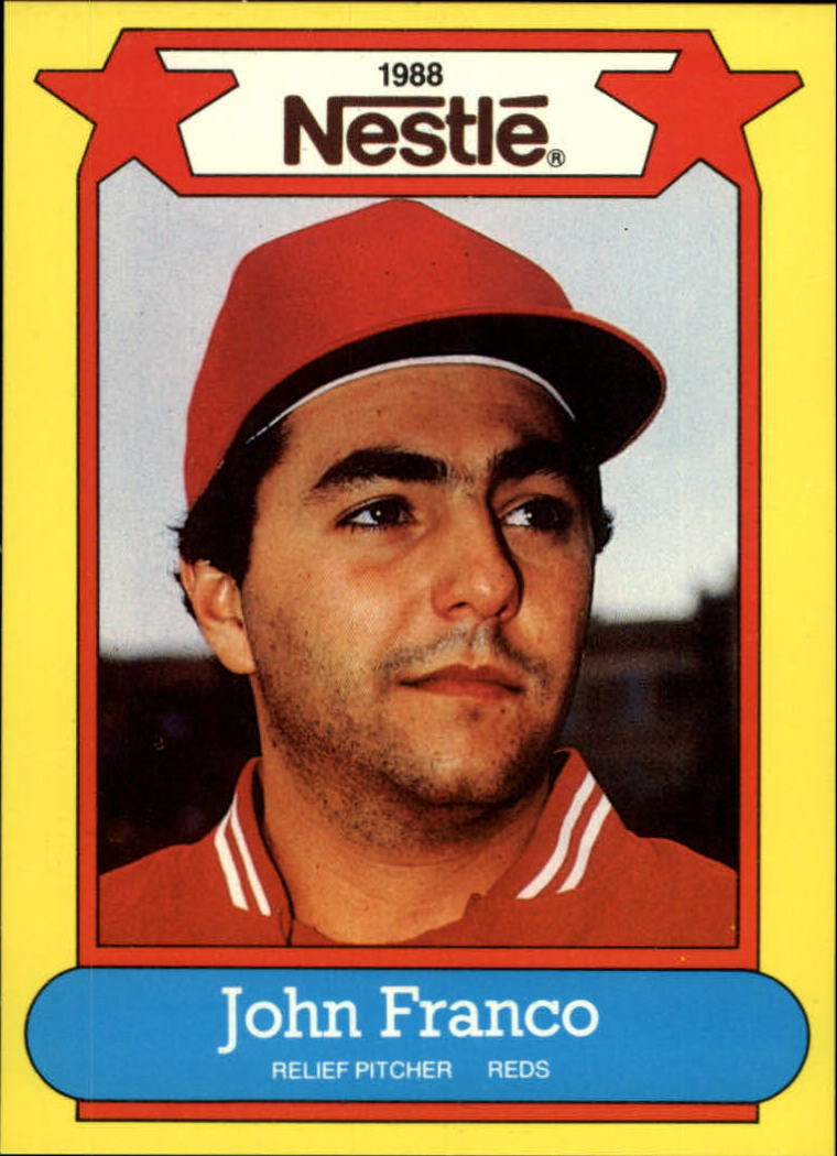 1988 Nestle Baseball Cards     008      John Franco